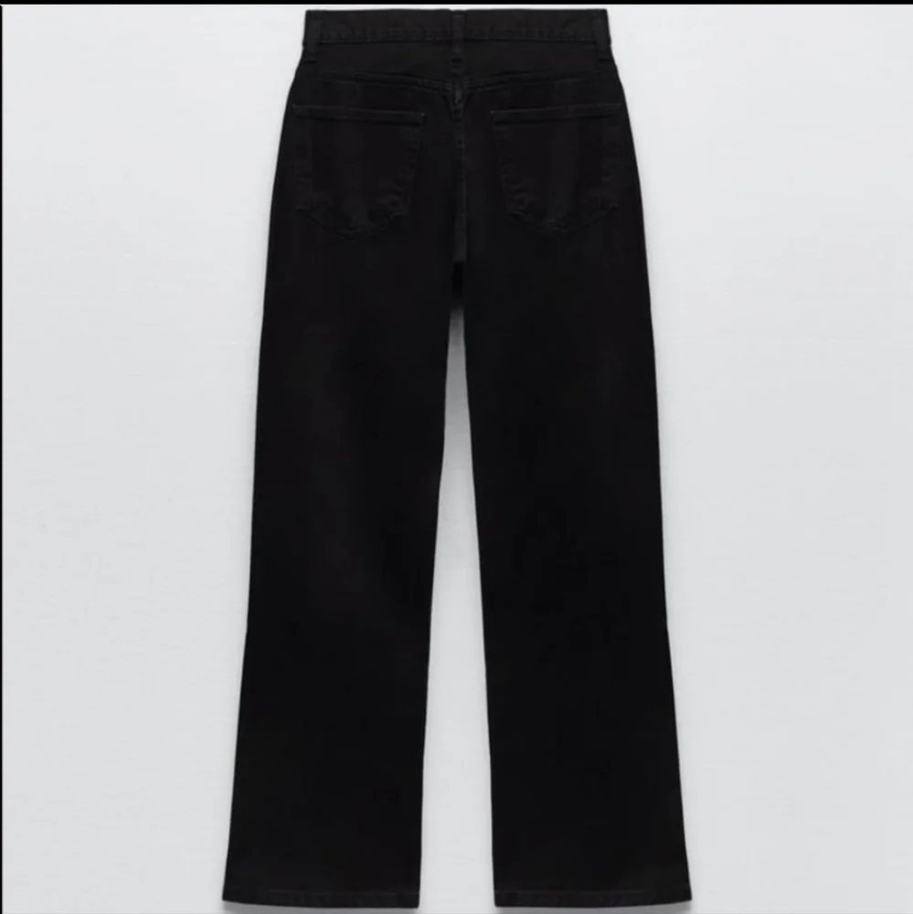 NWT Zara Button Up Black Jeans - Picture 2 of 6
